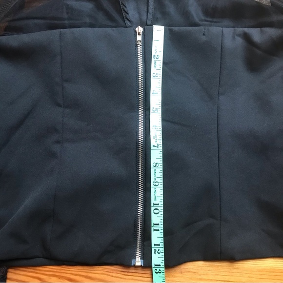 Infin8ti Black Flutter Sleeve Formal Top, NWT, L - Picture 14 of 14